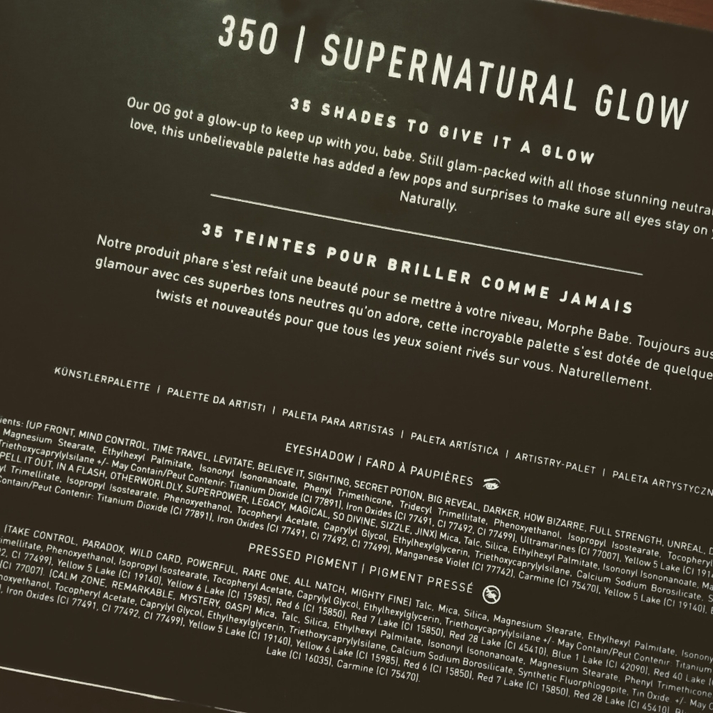 New! Morphe "SuperNatural Glow" Eyeshadow Artistry Palette GifBox - Picture 6 of 8